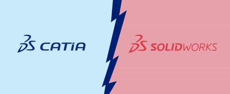 CATIA vs SOLIDWORKS image bleu foncé Copie